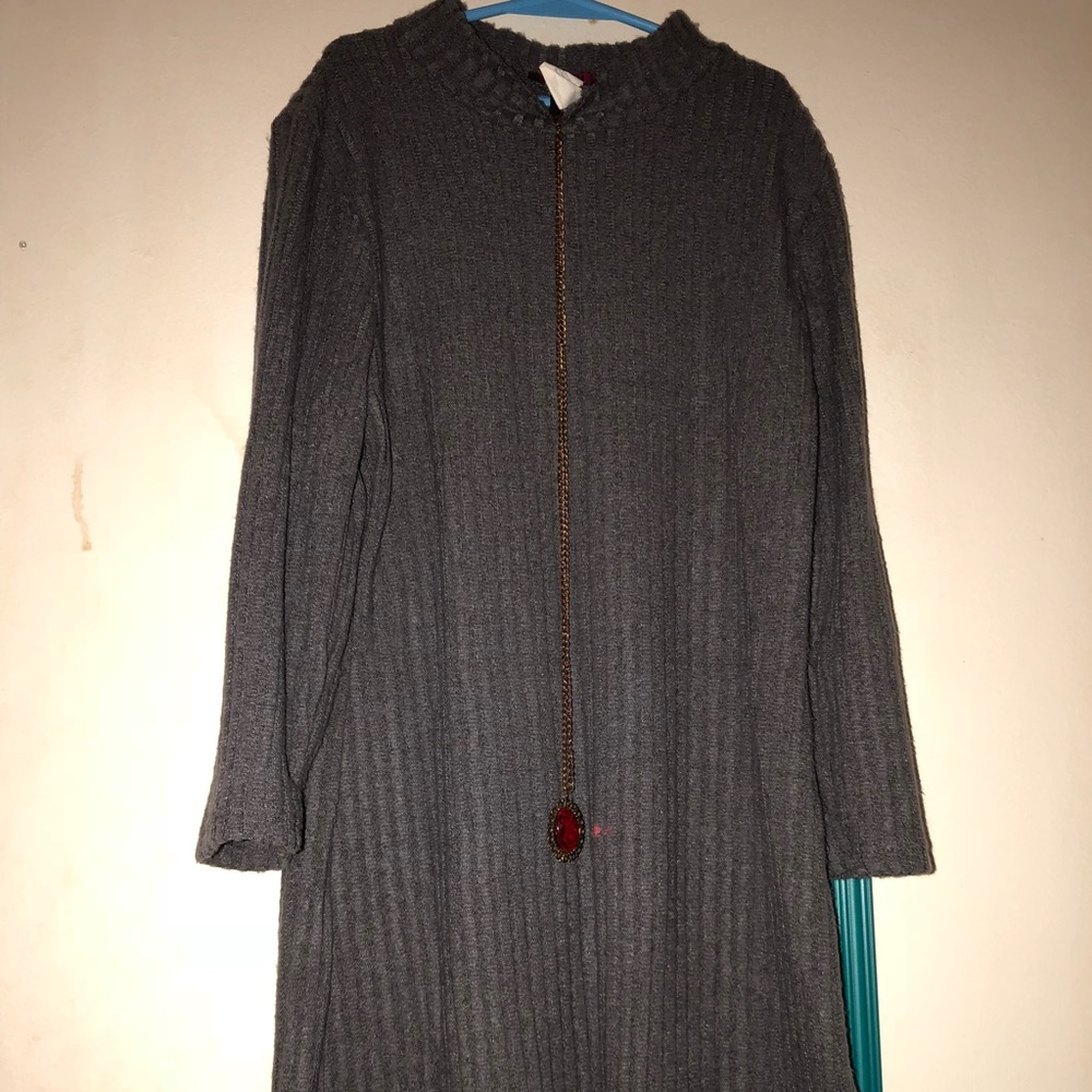 Gray Dress